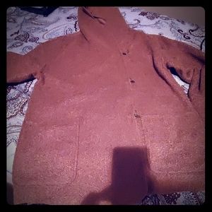 Max studio teddy sweater / coat / upper wear